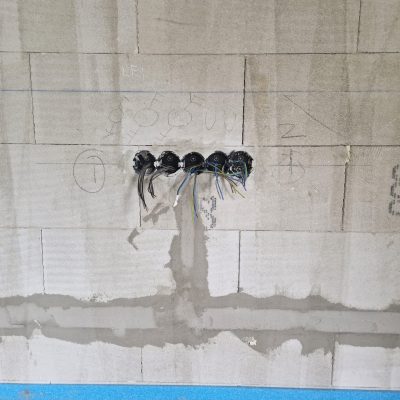 príprava elektroinštalácie